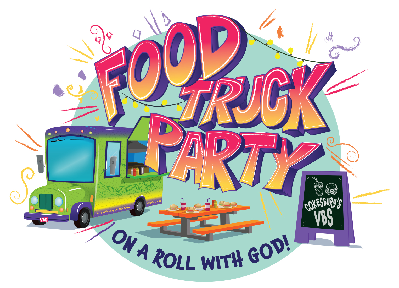 Food Truck Party Logo