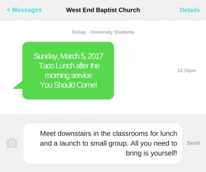 Small Group for University students launches